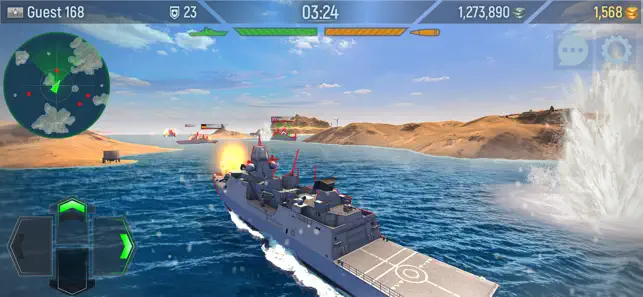 Screenshot 3 Naval Armada: Barcos de Guerra iphone