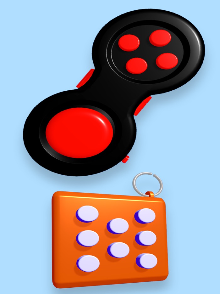 Fidget Cube 3D satisfying