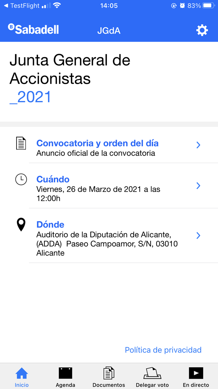 Banco Sabadell Accionistas