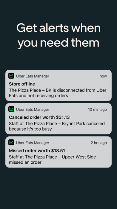 Uber Eats Manager screenshot1