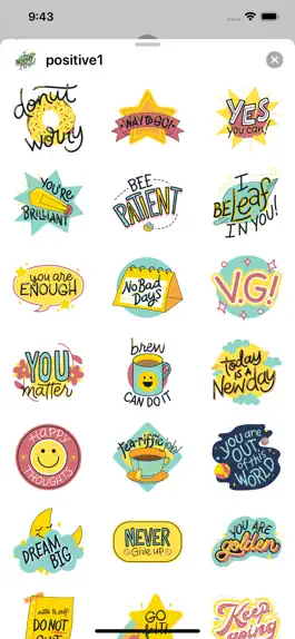 Game screenshot Positive words 1 apk