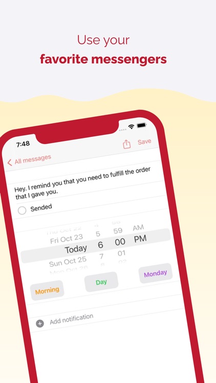 Send Later - messages planner