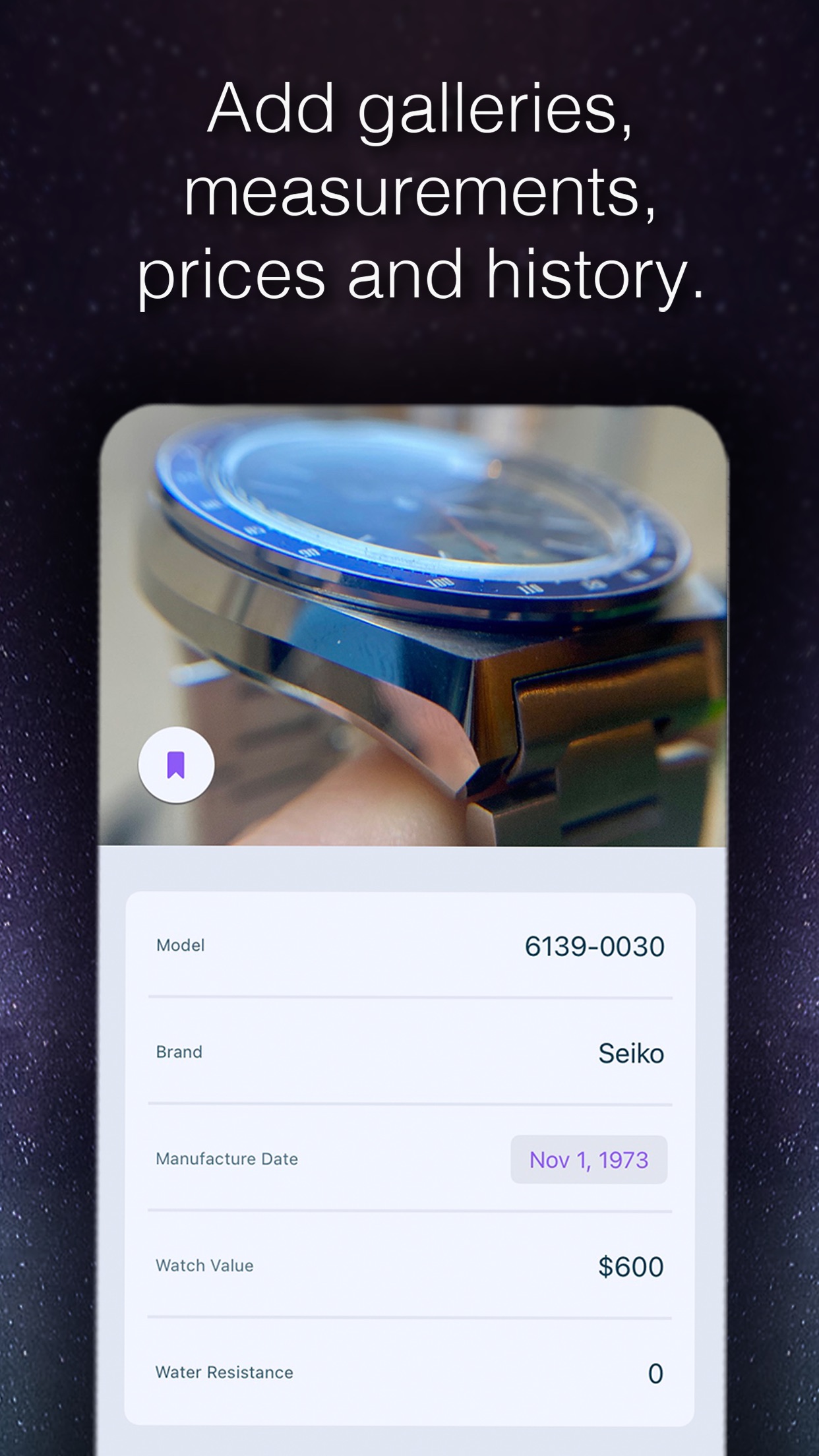 Screenshot do app Watch Case