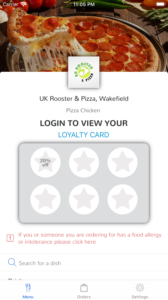 UK Rooster  Pizza, Wakefield