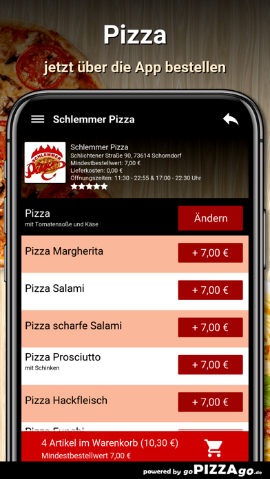 Schlemmer Pizza Schorndorf go screenshot 5