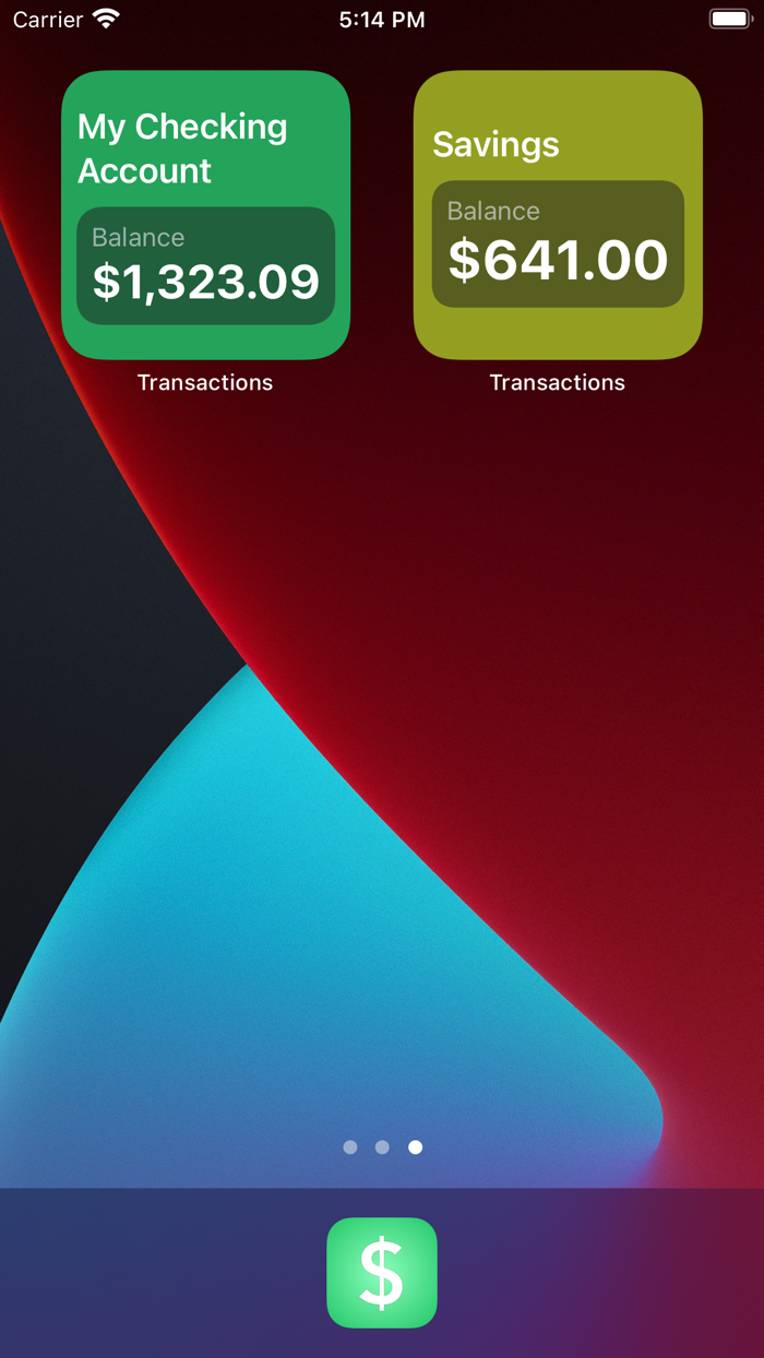 Transactions Simple Checkbook