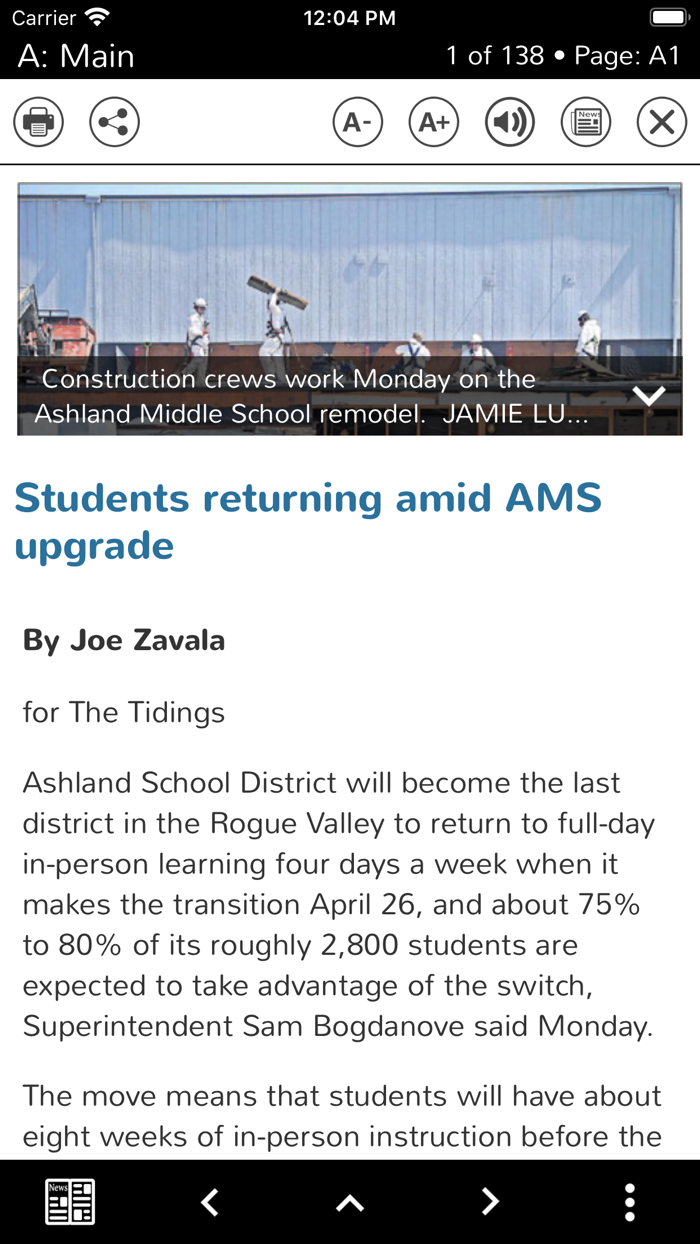 Ashland Tidings eEdition