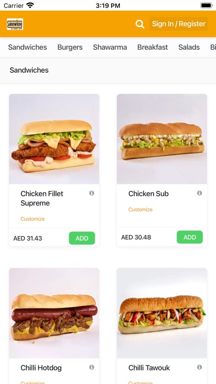 Sandwichy Restaurant