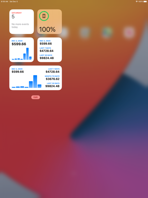 Barter - App Sales Widget screenshot 2