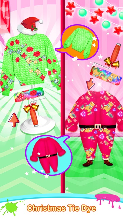 Christmas Tie Dye Fashion Art screenshot-3