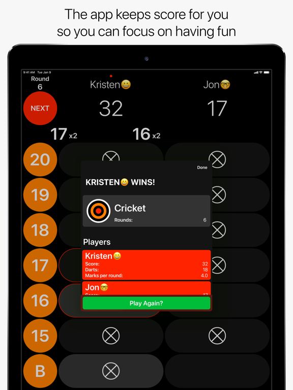 Dart Scoreboard Pro App voor iPhone, iPad en iPod touch AppWereld