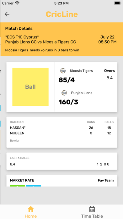 Cricline Exchange screenshot 2