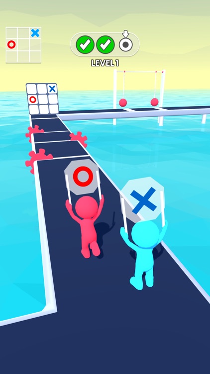 Tic-Tac-Toe Race: Stickman Run