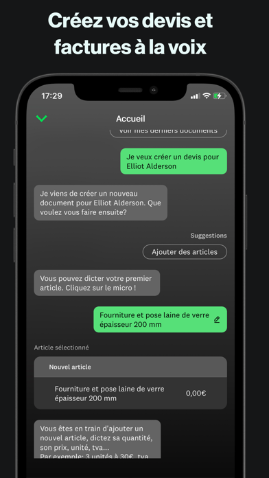 Screenshot #1 pour Factures et Devis - izibtp