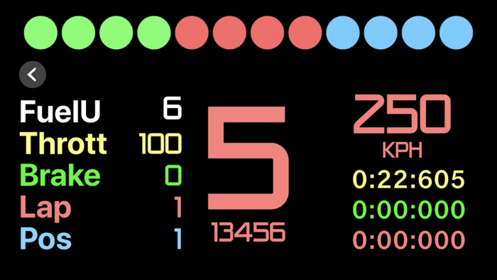 Sim Racing Dash for F1 2017