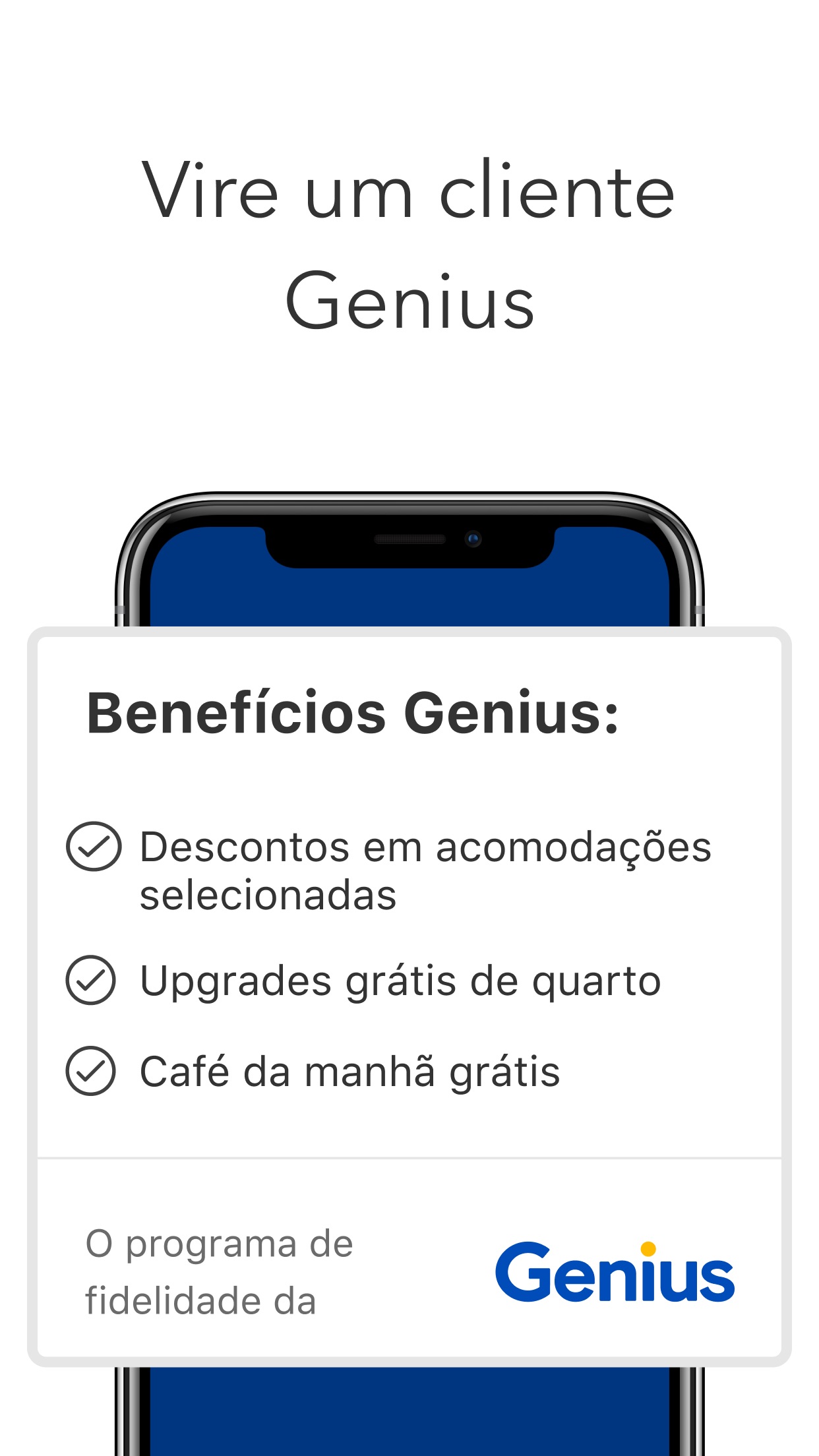 Screenshot do app Ofertas de viagem Booking.com