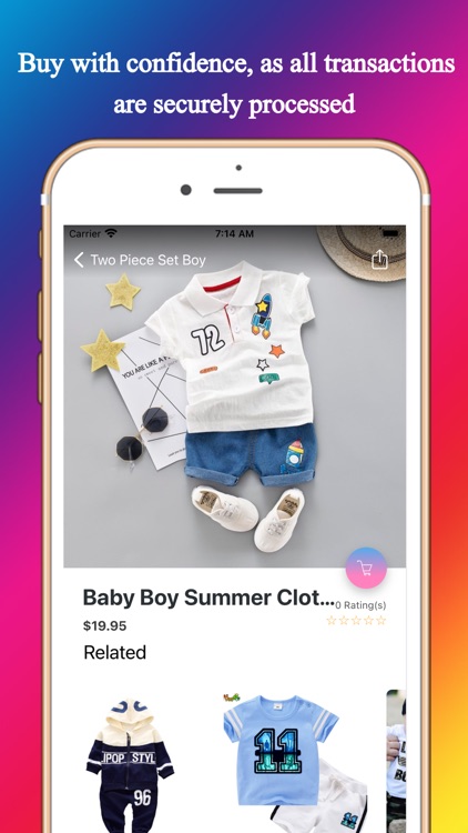 Fashion clothing baby shop screenshot-3