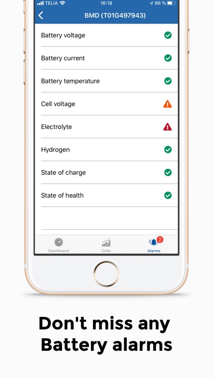 Alcad Nicad Battery Dashboard