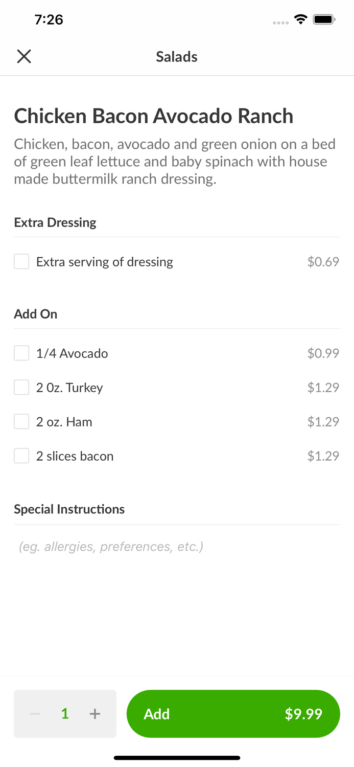 Major Bean Coffee  Sandwich