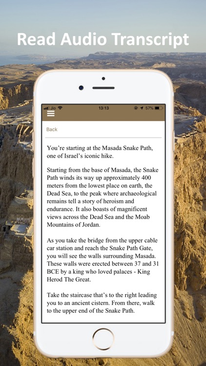 Masada Fortress Tour Guide screenshot-5