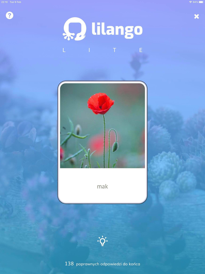 Lilango LITE Fiszki angielskie