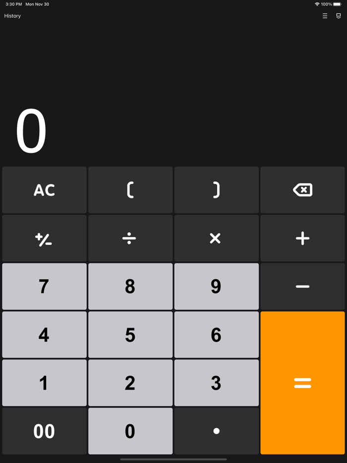 计算器 - 标准科学计算机iPad版