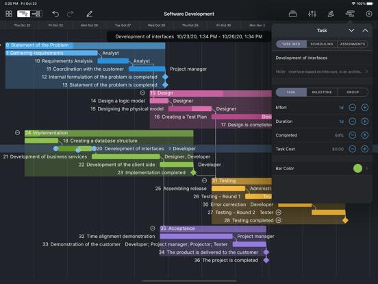 Project Office: Gantt chartのおすすめ画像8