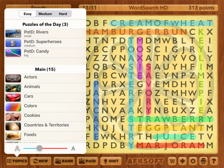 Tips and Tricks for WordSearch HD