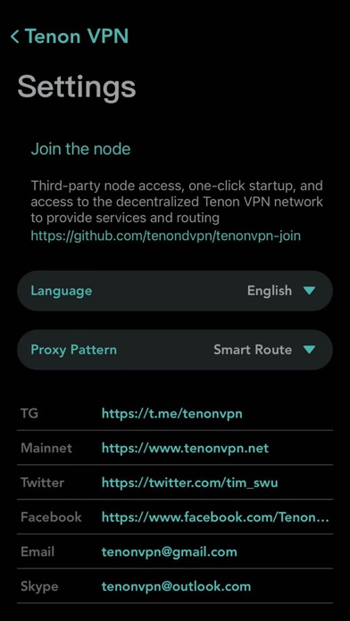 TenonVPN screenshot 3