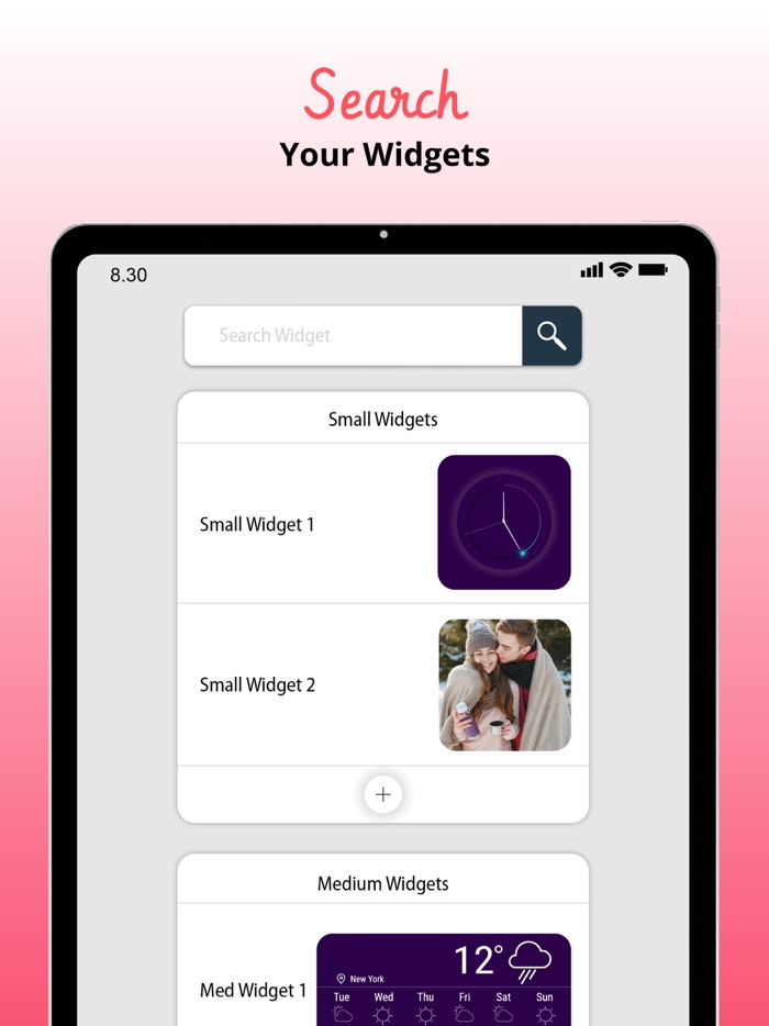 Widget Screen Color