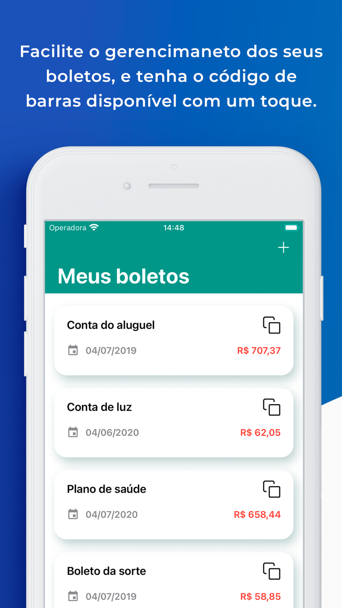 Tá pago - Boletos e Faturas