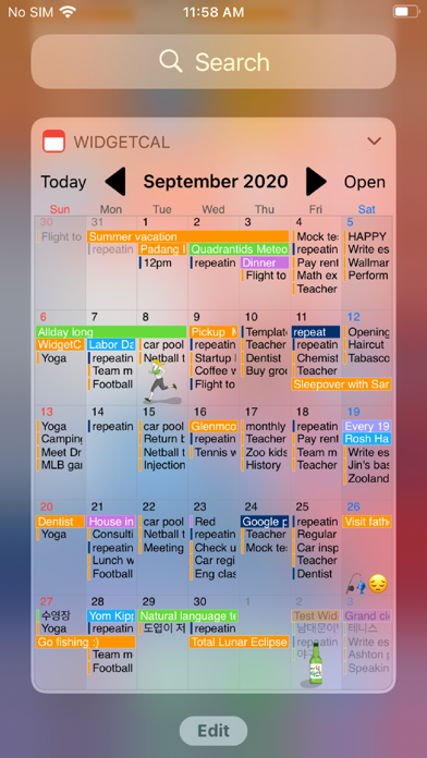 WidgetCal-Calendar Widget screenshot 4