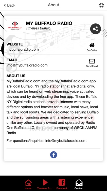 MyBuffaloRadio.com APP