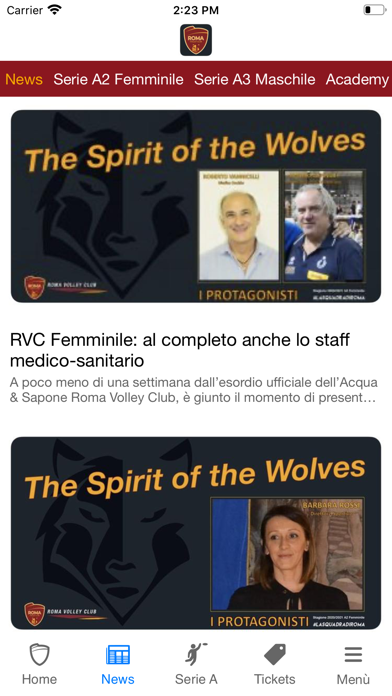 Roma Volley Club screenshot 2