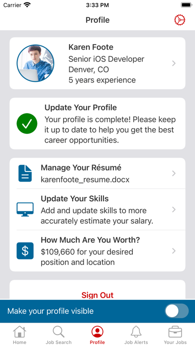 Dice Careers: Tech Jobs, Skills & Salary screenshot