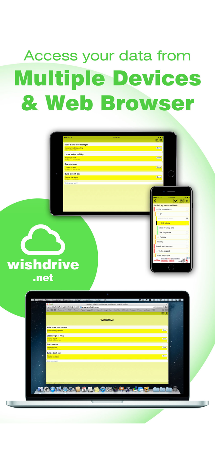 WishDrive - Todo list manager
