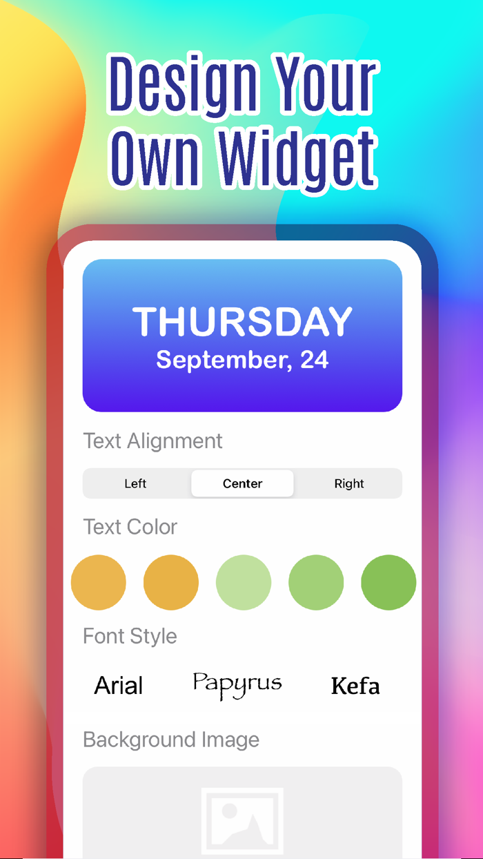 Photo Widget Calendar