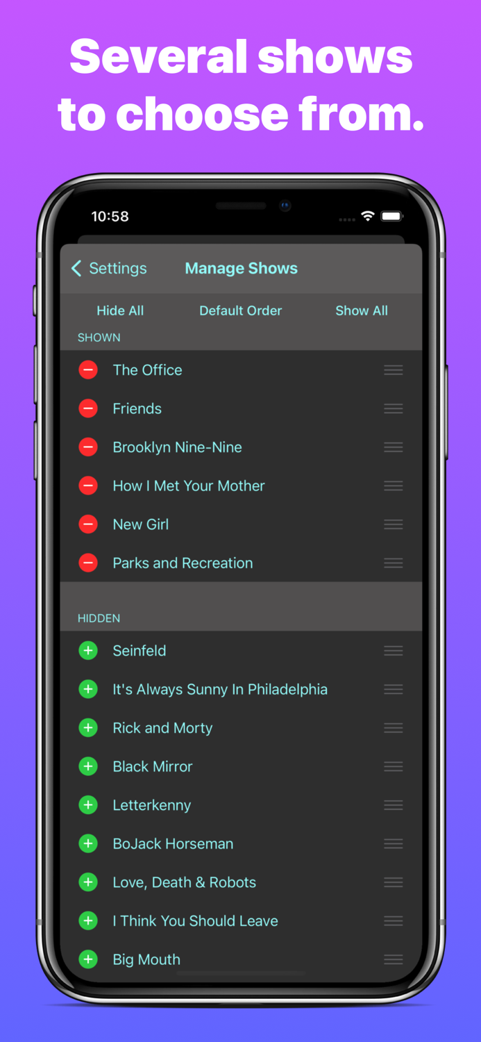 Entropy - Random TV Episodes