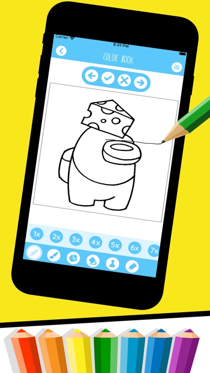 Coloring Book For Among Us