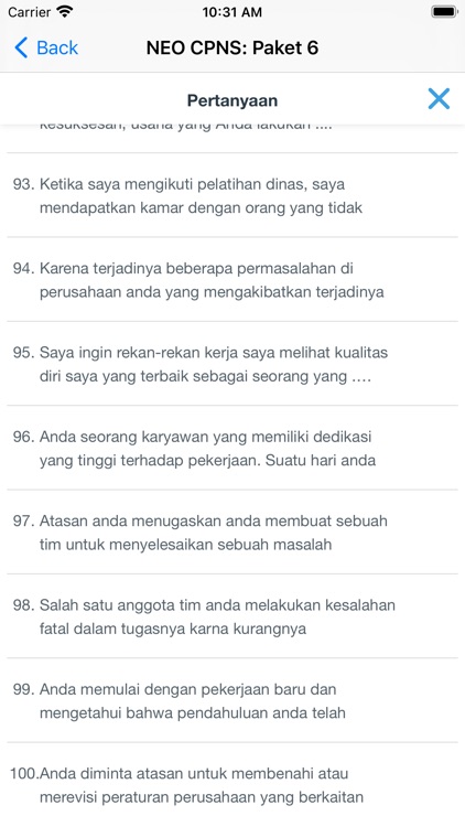 NEO SKD CPNS: Paket 6 screenshot-3