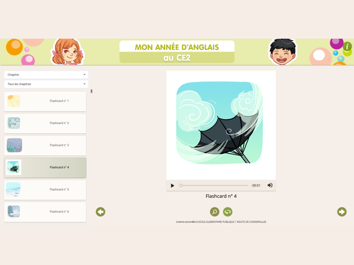 Mon année danglais au CE2