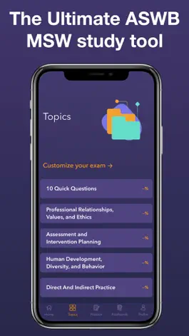 Game screenshot ASWB Master's Exam Prep 2021 mod apk