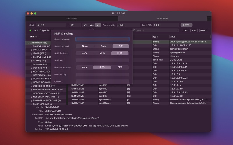 MIB Browser - SNMP Monitoring скриншот программы 7