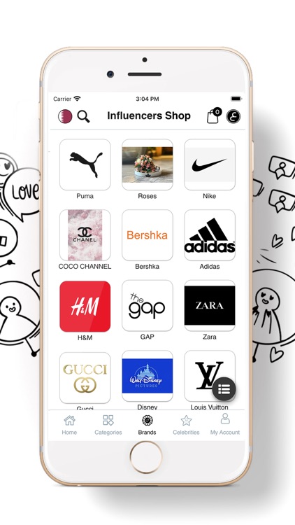 Influencers Shop