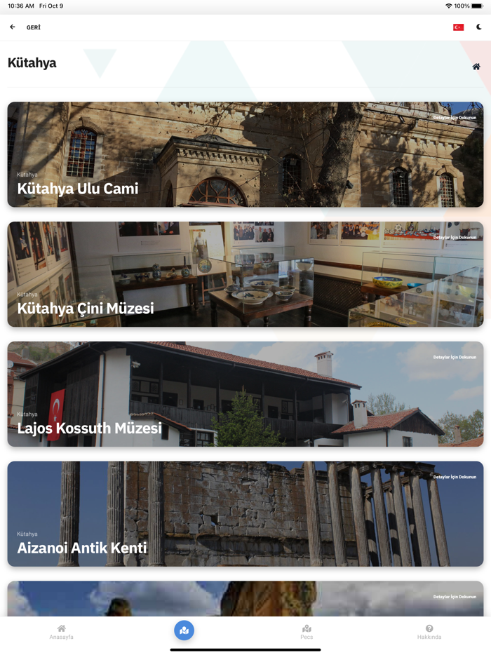 Kütahya-Pécs App