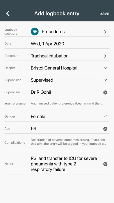 How to cancel & delete Medical training logbook from iphone & ipad 2