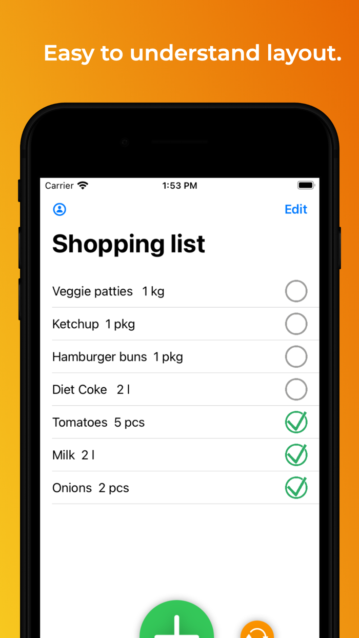 Basket Shopping List