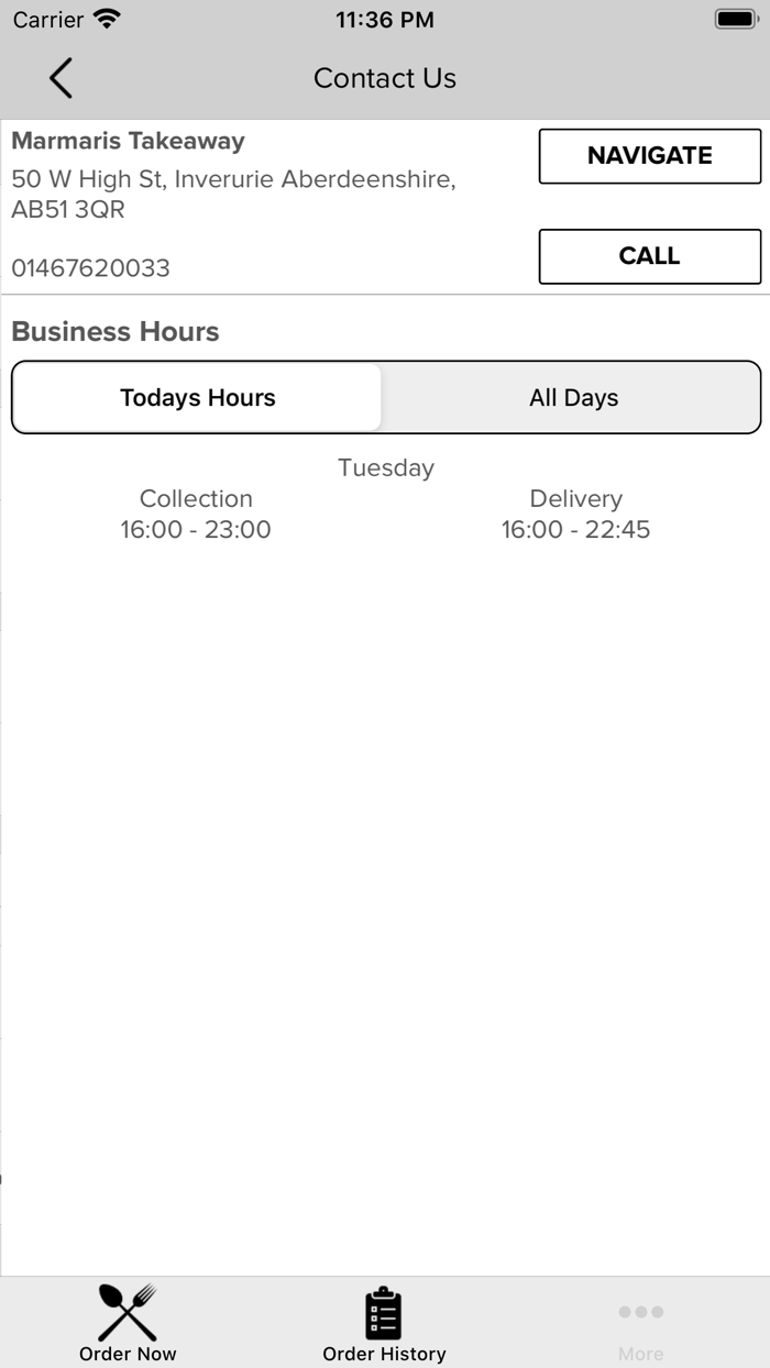 Marmaris Takeaway AB51 3QR