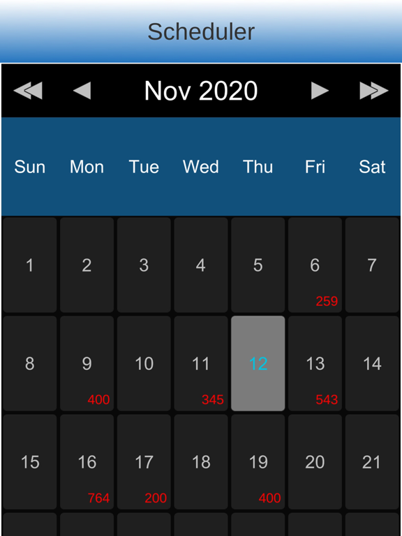 Restaurant Scheduling Software Screenshots