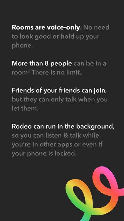 Rodeo - talk with friends screenshot-4